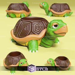 Basic STL Turtle Cute Pot Pen Holder