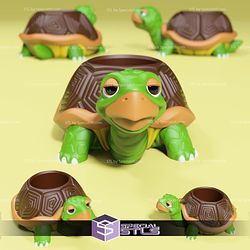 Basic STL Turtle Cute Pot Pen Holder