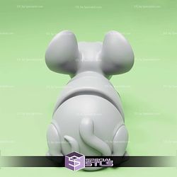 Basic STL Mitsy Cute Mouse Articulated Print in Place