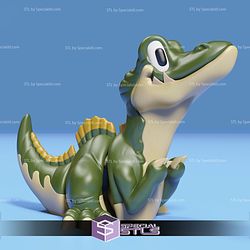 Basic STL Spinosaurus Cute Dinosaur Articulated Print in Place