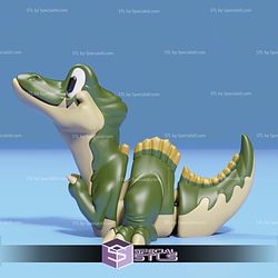 Basic STL Spinosaurus Cute Dinosaur Articulated Print in Place