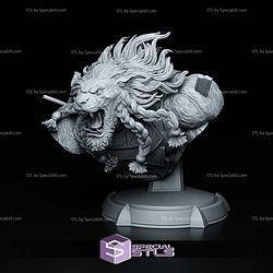 Battle Beast Invincible Bust 155mm 3D Printer Files
