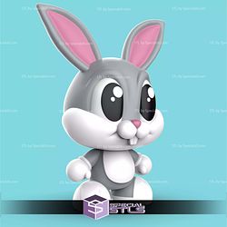 Bugs Bunny Kawaii 3D Printer Files