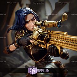 Caitlyn Kiramman Arcane 155mm 3D Printer Files