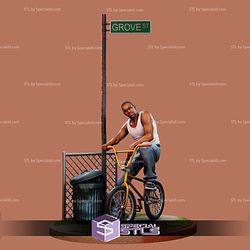Carl CJ Johnson GTA San Andreas 3D Printer Files