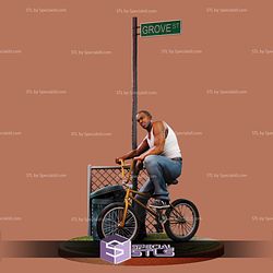 Carl CJ Johnson GTA San Andreas 3D Printer Files