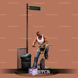 Carl CJ Johnson GTA San Andreas 3D Printer Files