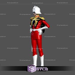 Char Aznable Gundam Pilot 3D Printer Files