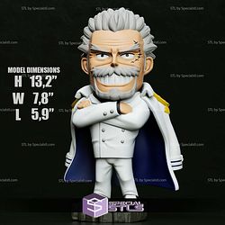 Chibi STL Collection Monkey D Garp