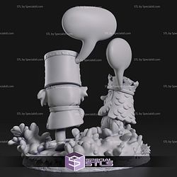 Chibi The Black Knight Monty Python and the Holy Grail STL