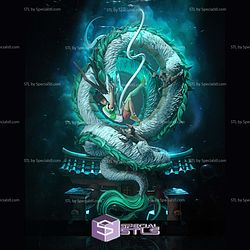 Chihiro and Haku Spirited Away 500mm 3D Printer Files