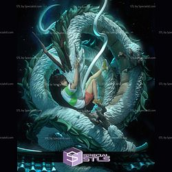 Chihiro and Haku Spirited Away 500mm 3D Printer Files