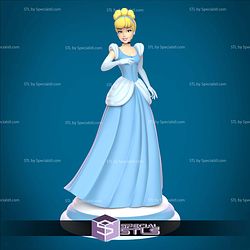 Cinderella Cartoon Standalone 3D Printer Files