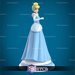 Cinderella Cartoon Standalone 3D Printer Files