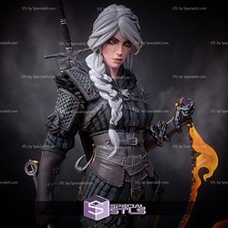 Ciri Stylized The Witcher 4 3D Printer Files
