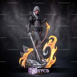 Ciri Stylized The Witcher 4 3D Printer Files