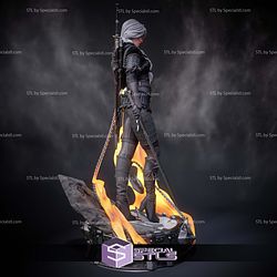 Ciri Stylized The Witcher 4 3D Printer Files