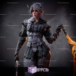 Ciri Stylized The Witcher 4 3D Printer Files