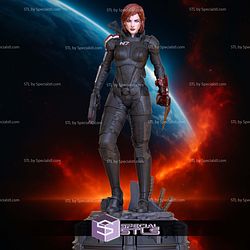 Commander Shephard Female 3D Printer Files