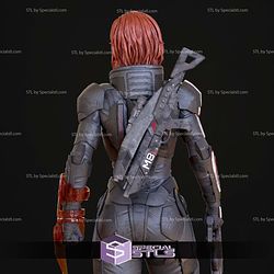 Commander Shephard Female 3D Printer Files