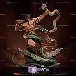 Conan The Barbarian with Demon 3D Printer Files