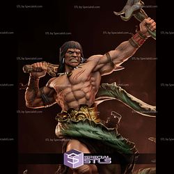 Conan The Barbarian with Demon 3D Printer Files