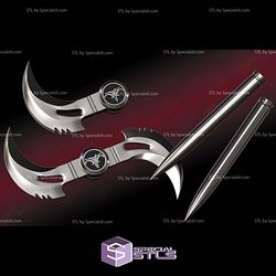 Cosplay STL Files Blade Functional Glaive and Stakes