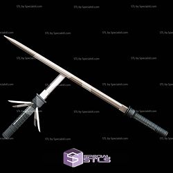 Cosplay STL Files Daywalker Sword Sword holder and sheath