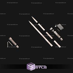 Cosplay STL Files Daywalker Sword Sword holder and sheath
