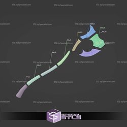 Cosplay STL Files Euron Greyjoy Axe