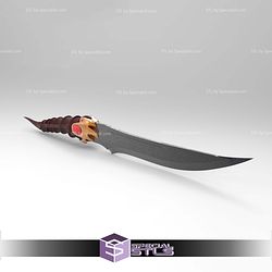 Cosplay STL Files Catspaw Blade Dagger Game of Throne