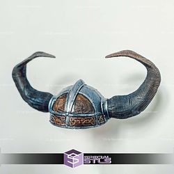 Cosplay STL Files Hiccups Viking Helmet