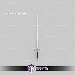 Cosplay STL Files Needle Arya Sword
