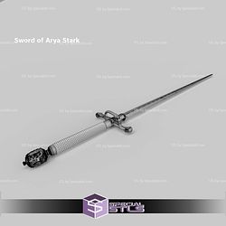 Cosplay STL Files Needle Arya Sword