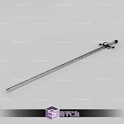 Cosplay STL Files Needle Arya Sword