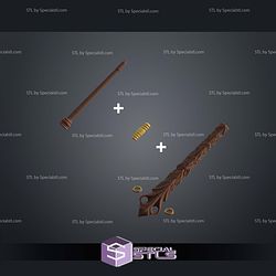 Cosplay STL Files Rionach Steward wand