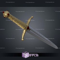 Cosplay STL Files Widow Wail Sword