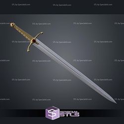 Cosplay STL Files Widow Wail Sword