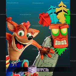 Crash Bandicoot Nitro Diorama 3D Printer Files