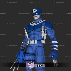Custom Figure STL Bullseye Head and Armor