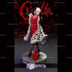 Cruella Devil Red Dress 3D Printer Files