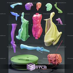 Cruella Devil Red Dress 3D Printer Files