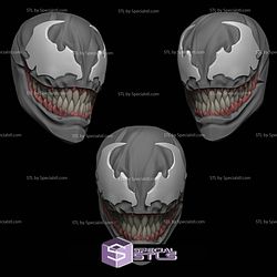 Custom Head STL Venom Smile