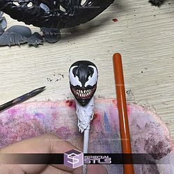 Custom Head STL Venom Smile