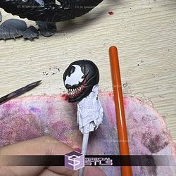 Custom Head STL Venom Smile