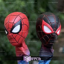 Custom Head STL Spiderman PS4