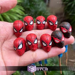 Custom Head STL Spiderman PS4