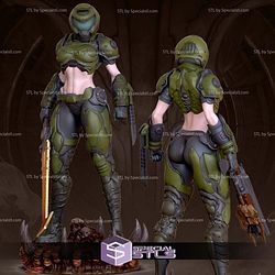 Doomslayer Girl 3D Printer Files