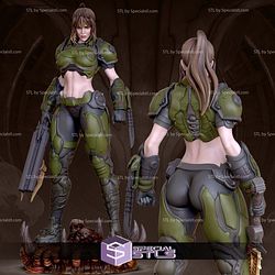 Doomslayer Girl 3D Printer Files