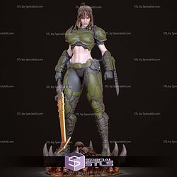 Doomslayer Girl 3D Printer Files
